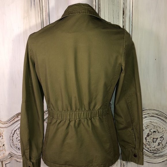 Love Tree Army Green Basic Go To Jacket Size Small - Picture 7 of 13